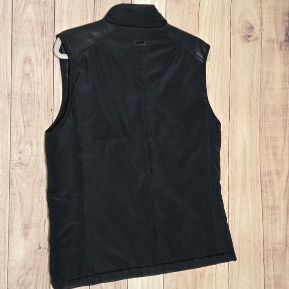 Fried Denim Men’s Quilted Black Zip/Snap Up Vest Size Medium - Picture 8 of 13